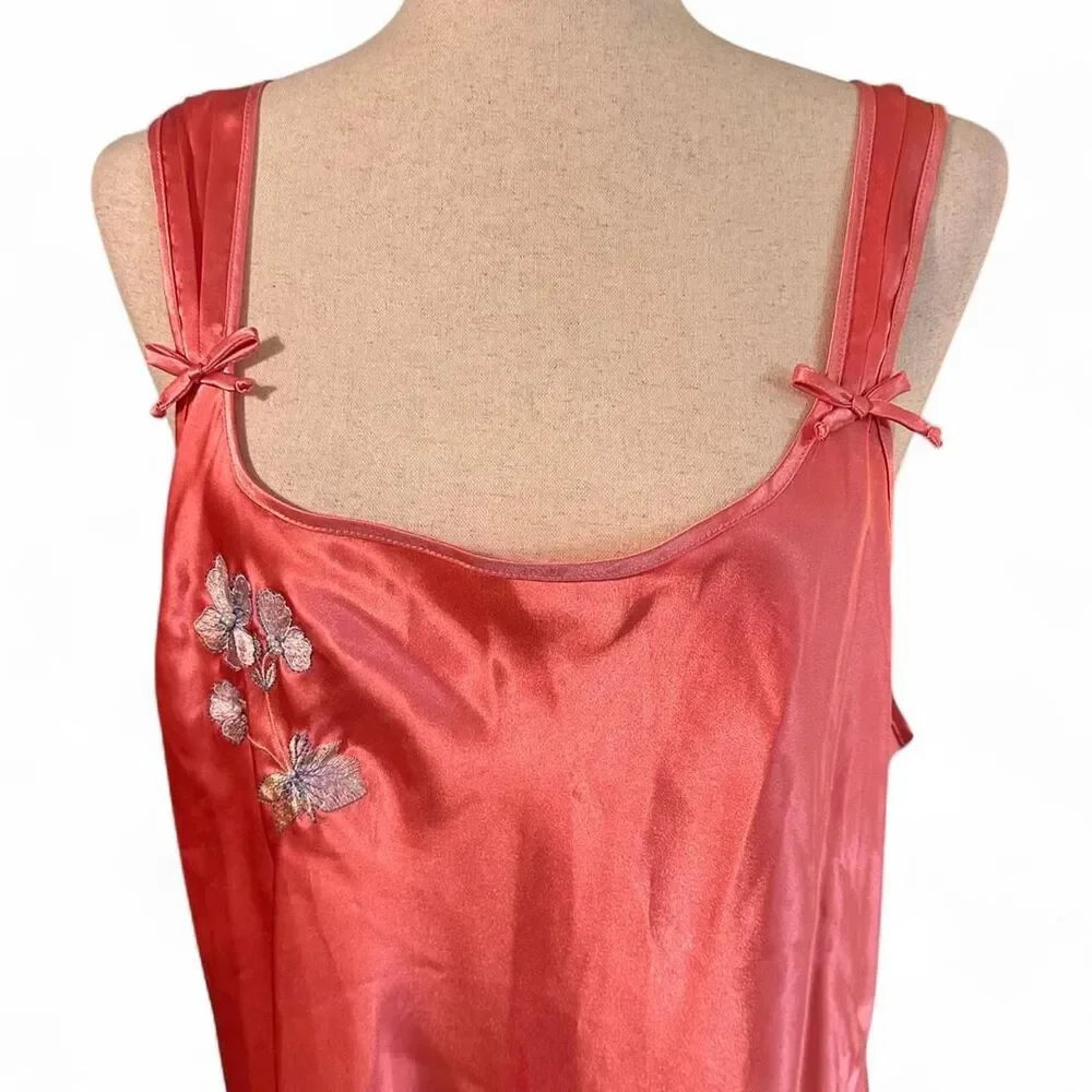 Unique-vintage Women's Pink and Red Dress